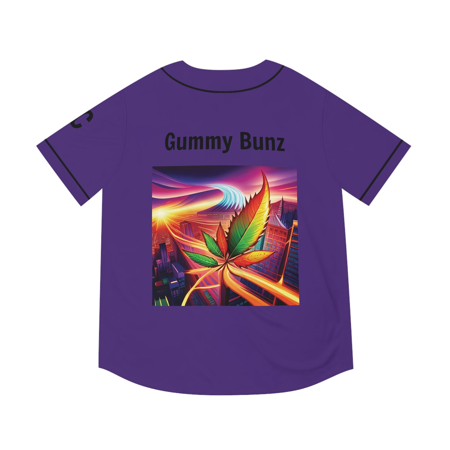 202 Gummy Bunz Men's Baseball Jersey (AOP)