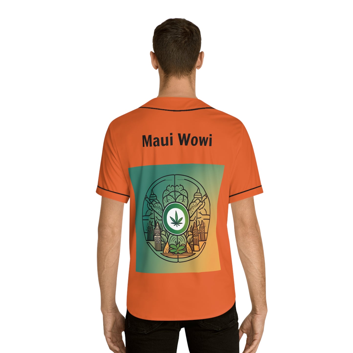 802 Maui Wowi Men's Baseball Jersey (AOP)