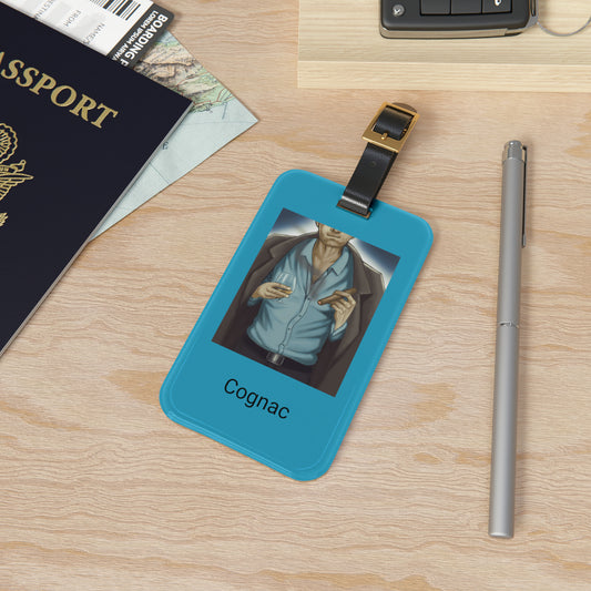 Cognac Luggage Tag