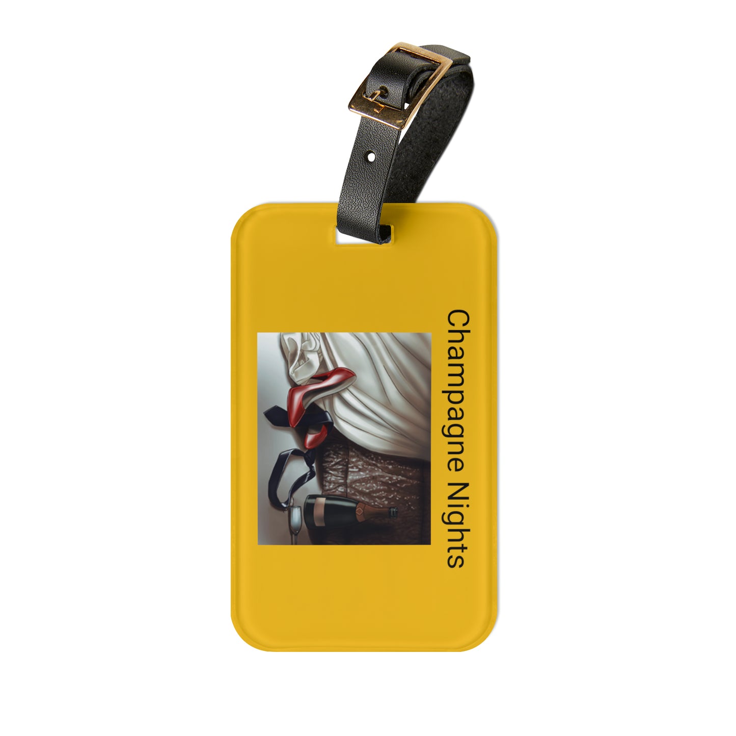 Champagne Luggage Tag