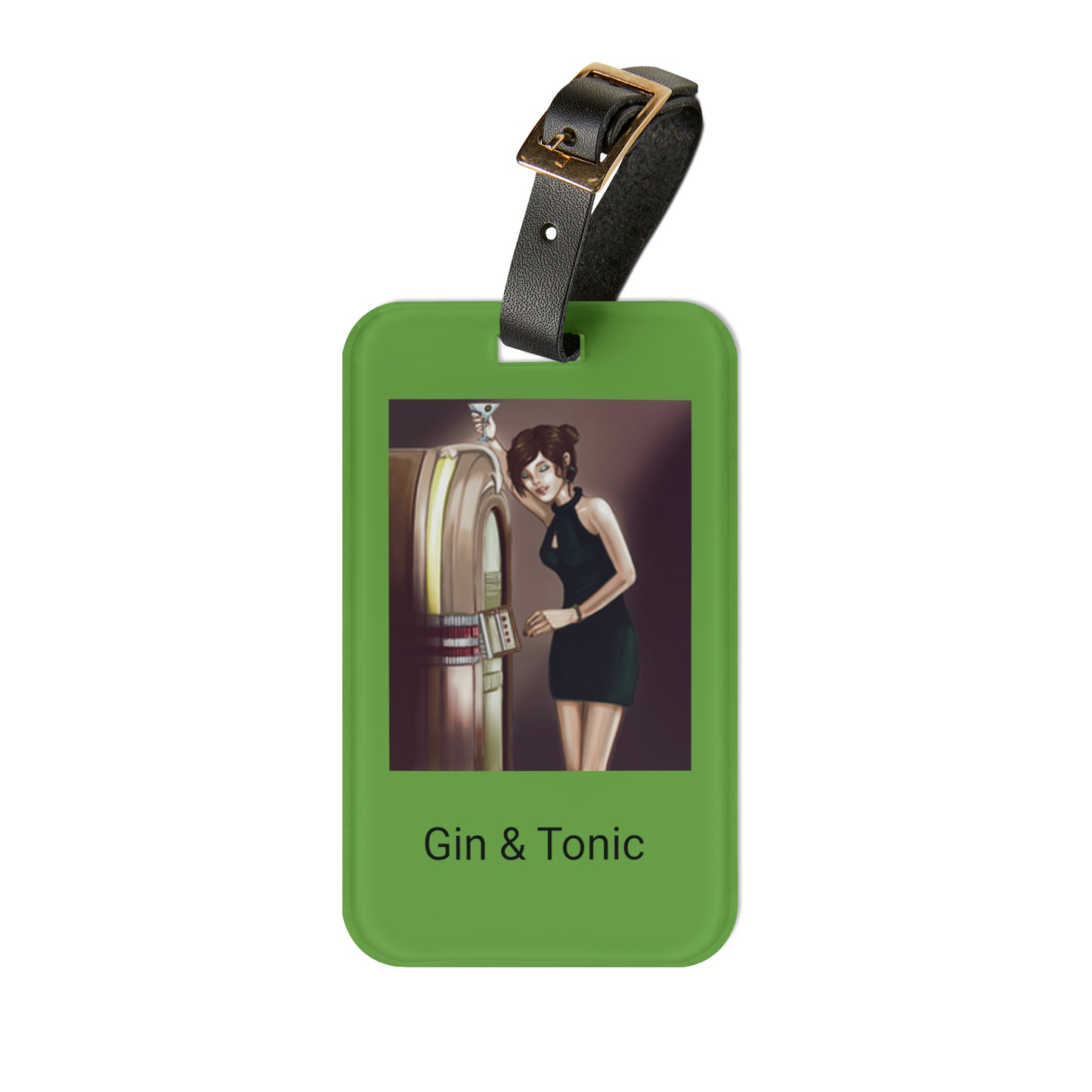 Gin Luggage Tag