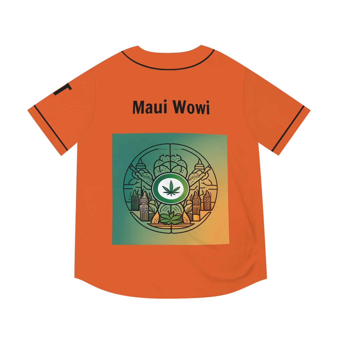 802 Maui Wowi Men's Baseball Jersey (AOP)