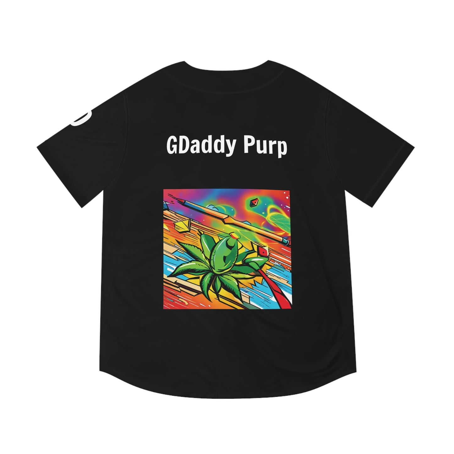 303 GDaddy Purp Men's Baseball Jersey (AOP)