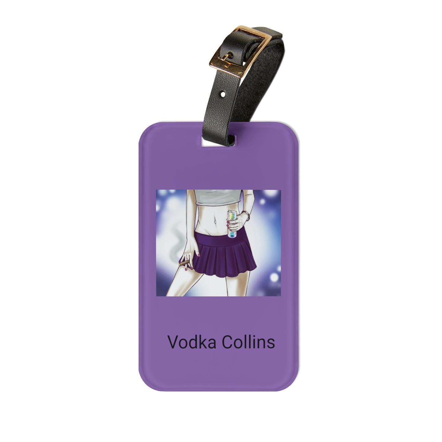 Vodka Collins Luggage Tag