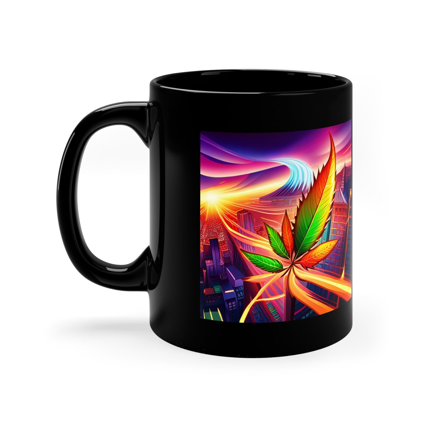 Gummy Bunz 11oz Black Mug